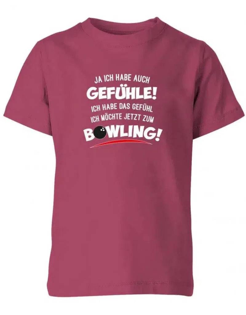 Ja Ich Habe Auch Gefühle Ich Das Gefühl Möchte Jetzt Zum Bowling - Bowler Kinder T-Shirt von myShirtStore