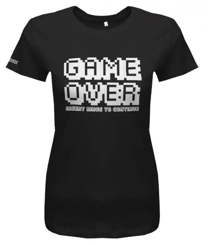 Jga - Game Over Insert Rings To Continue Damen T-Shirt von myShirtStore