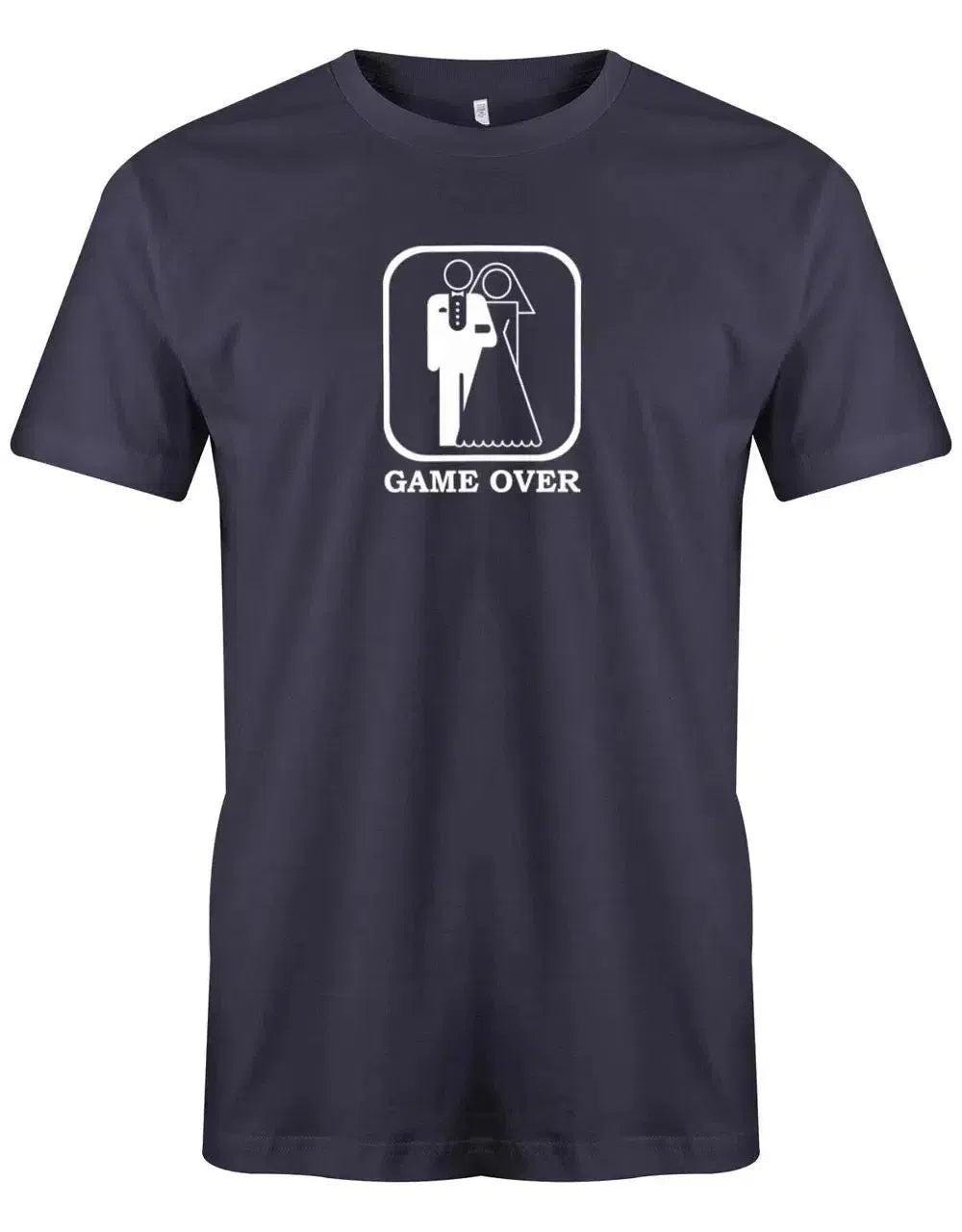 Jga Shirt Männer - Game Over Braut Und Bräutigam Toillettenmännchen von myShirtStore