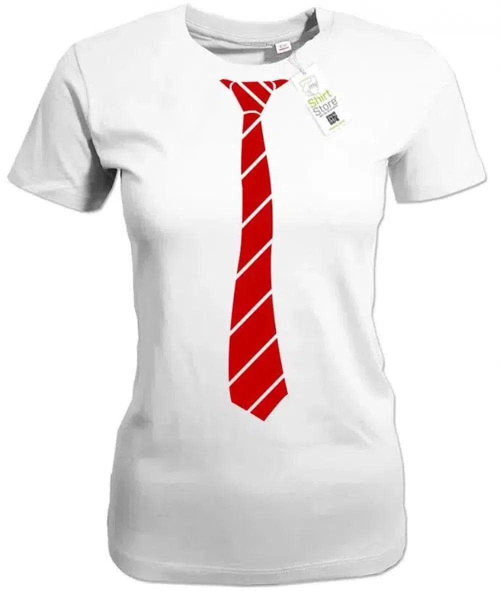 Krawatte Buisness Style - Damen T-Shirt Krawatte Buisness Style - Damen T-Shirt von myShirtStore