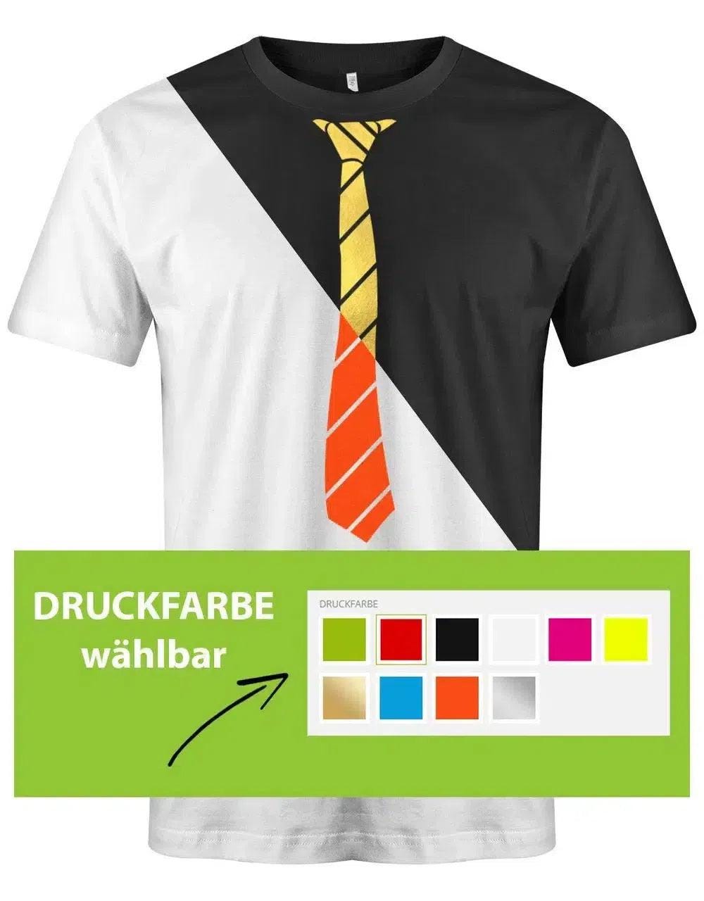 Krawatte Buisness Style - Herren T-Shirt von myShirtStore
