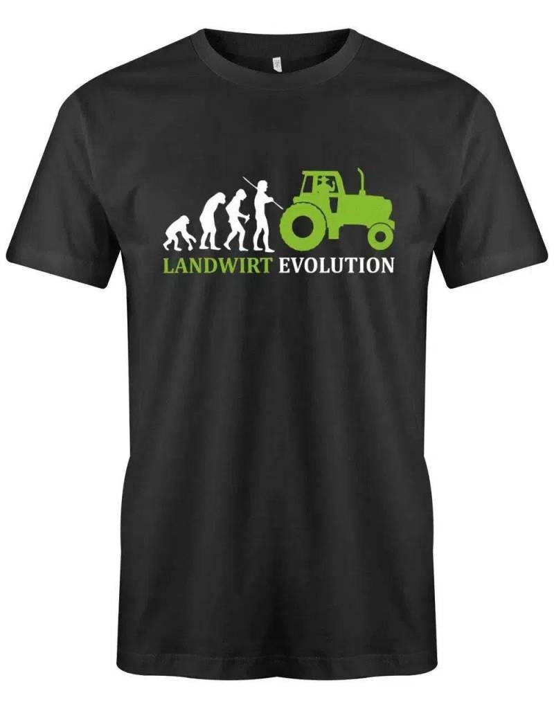 Landwirt Evolution - Traktor Herren T-Shirt von myShirtStore