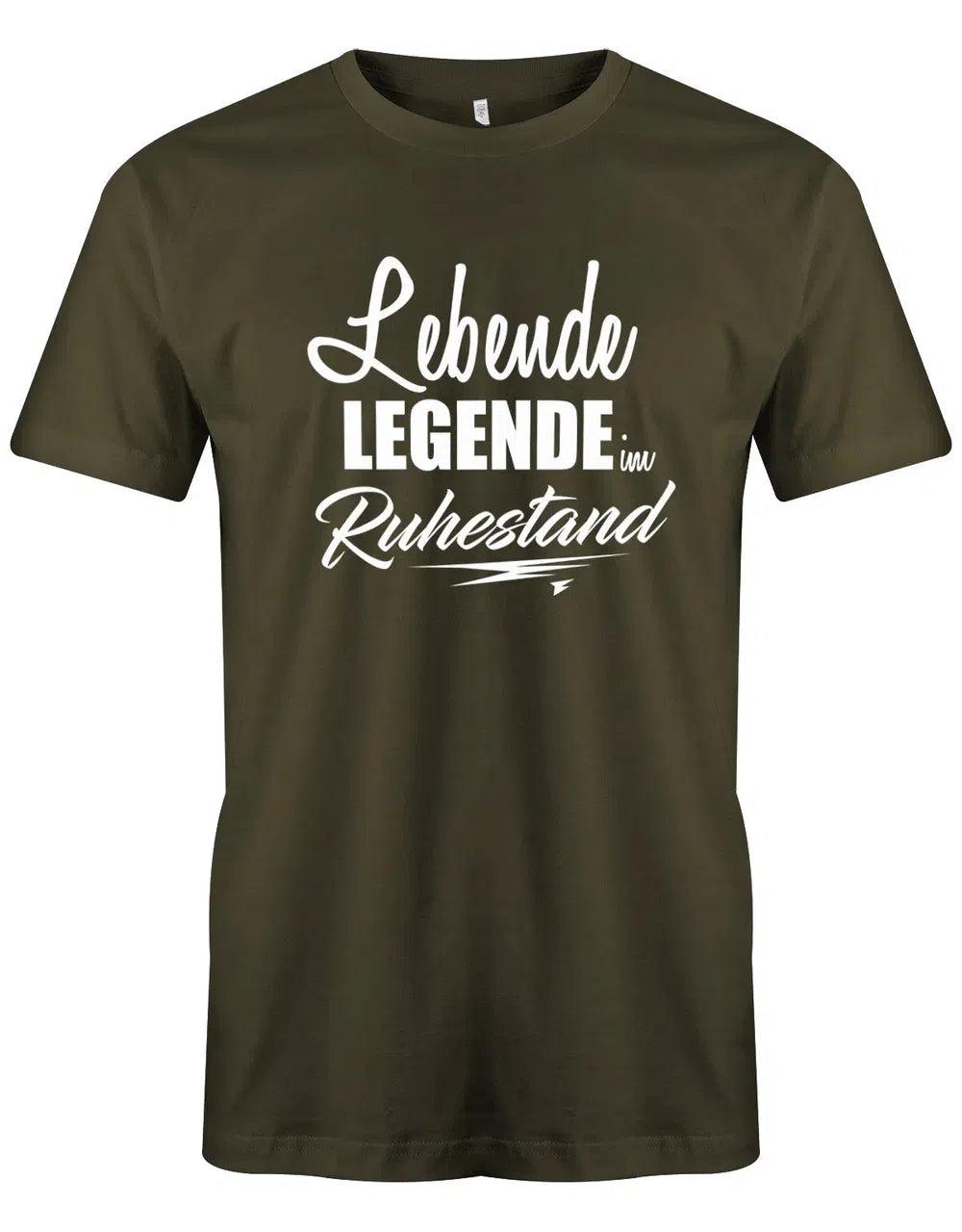 Lebende Legende Im Ruhestand - Rentner Männer T-Shirt von myShirtStore