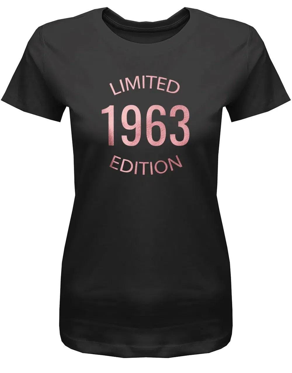 Limited Edition 1963 Gold Rosegold - Jahrgang Geschenk Frauen Shirt von myShirtStore