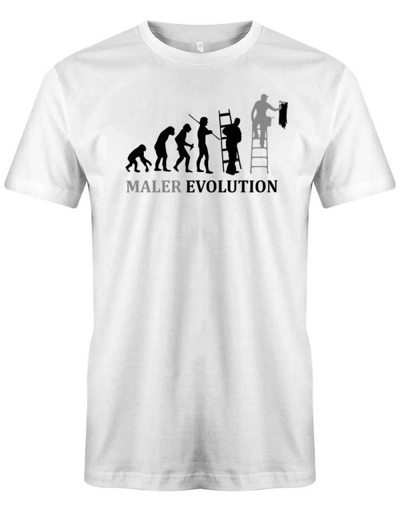 Maler Und Lackierer Evolution - Handwerker Herren T-Shirt von myShirtStore
