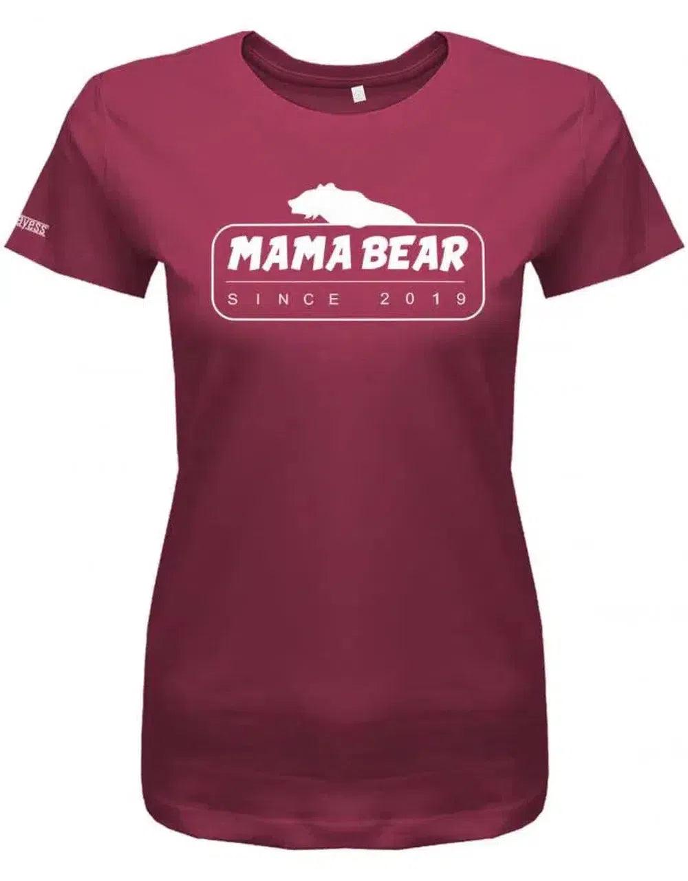 Mama Bear Since 2019 - Zur Geburt Schwangerschaft Damen T-Shirt von myShirtStore