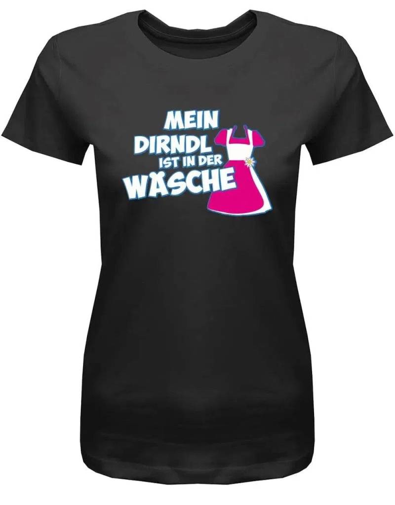 Mein Dirndl Ist in Der Wäsche - Oktober-Volksfest- Damen T-Shirt von myShirtStore