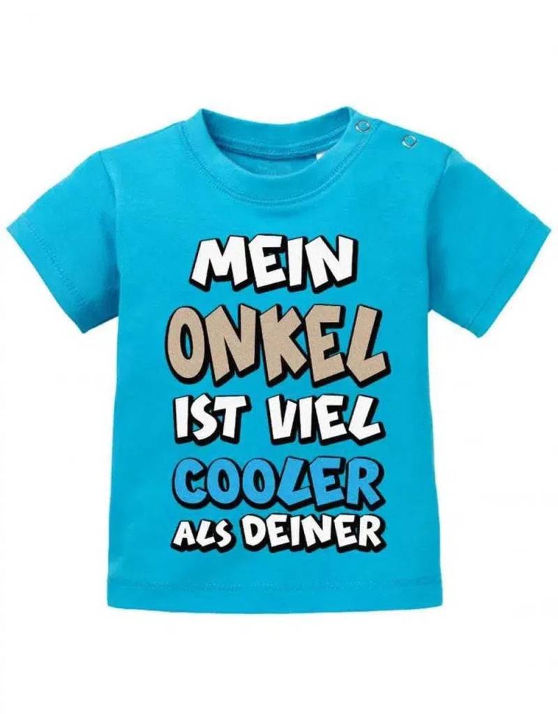 Mein Onkel Ist Viel Cooler Als Deiner - Baby T-Shirt von myShirtStore