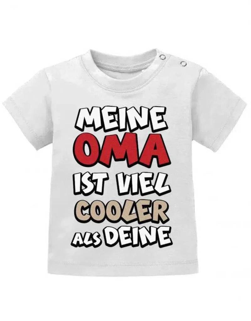 Meine Oma Ist Viel Cooler Als Deine - Baby T-Shirt von myShirtStore