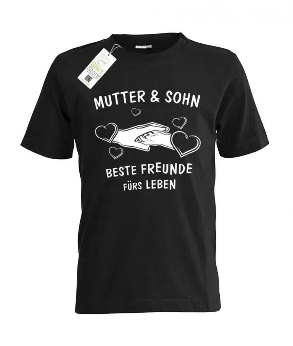 Mutter Und Sohn - Beste Freunde Fürs Leben Kinder T-Shirt von myShirtStore