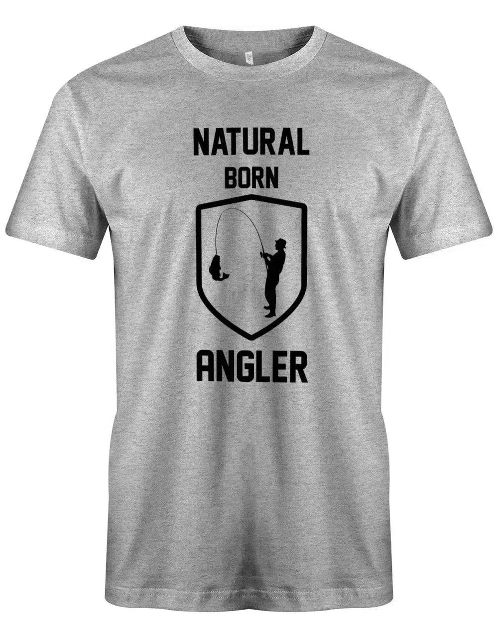Natural Born Angler - Herren T-Shirt von myShirtStore