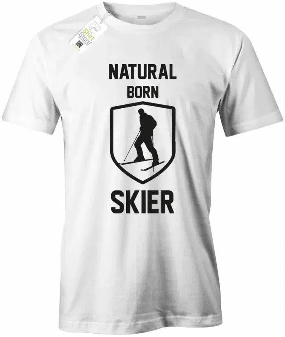 Natural Born Skier - Herren T-Shirt von myShirtStore