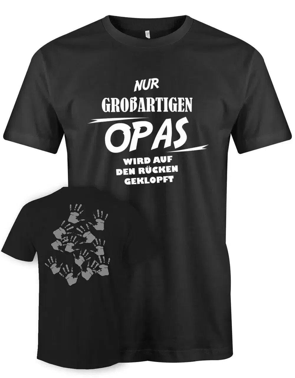 Nur Großartigen Opas Wird Auf Den Rücken Geklopft - Herren T-Shirt von myShirtStore