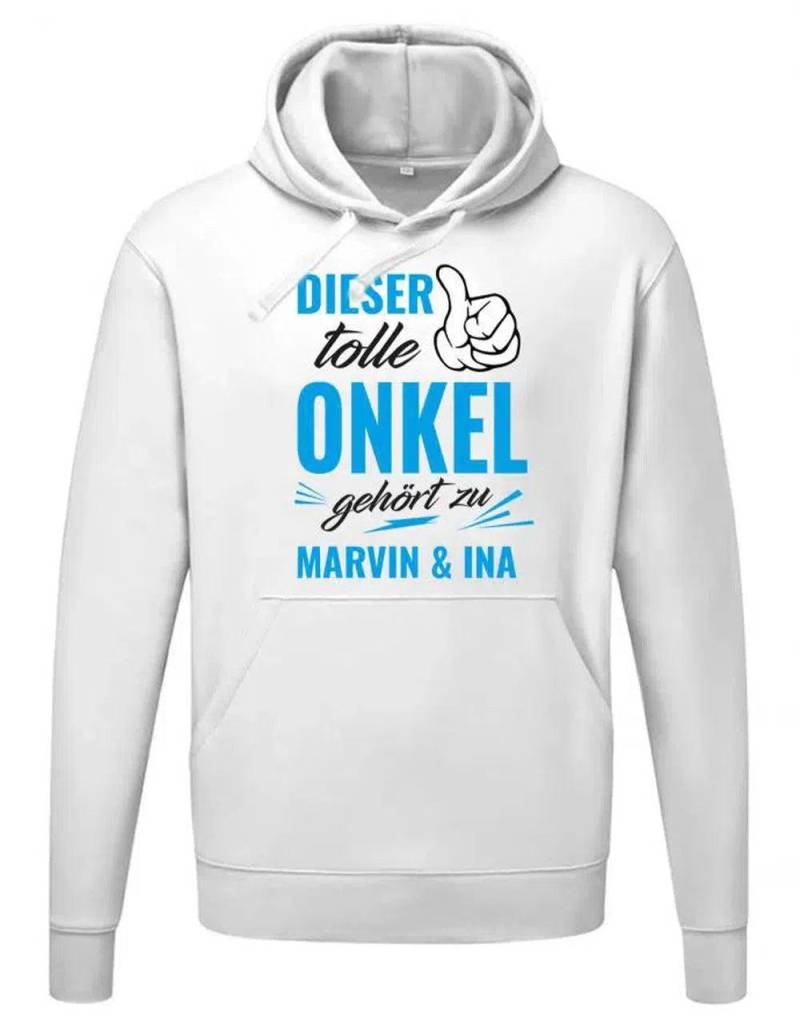 Onkel Unisex Hoodie Herren & Damen - Dieser Tolle Gehört Zu Wunschnamen Personalisierbar von myShirtStore