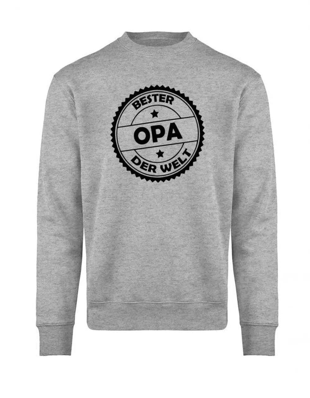 Opa Pullover - Bester Der Welt Stempel Kronkorken Sweatshirt Geschenk Für von myShirtStore