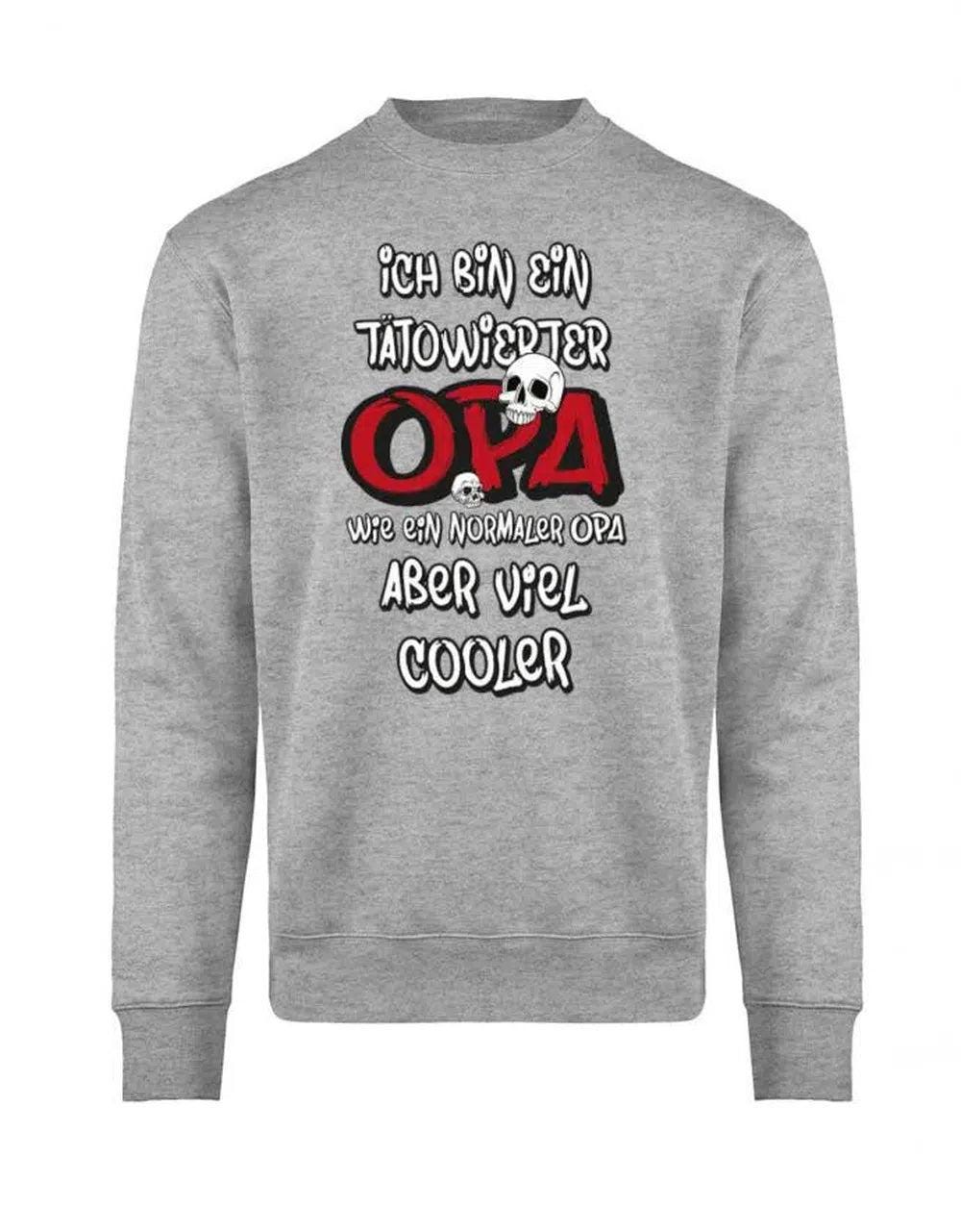 Opa Pullover - Ich Bin Ein Tätowierter Deluxe Sweatshirt Geschenk Für von myShirtStore
