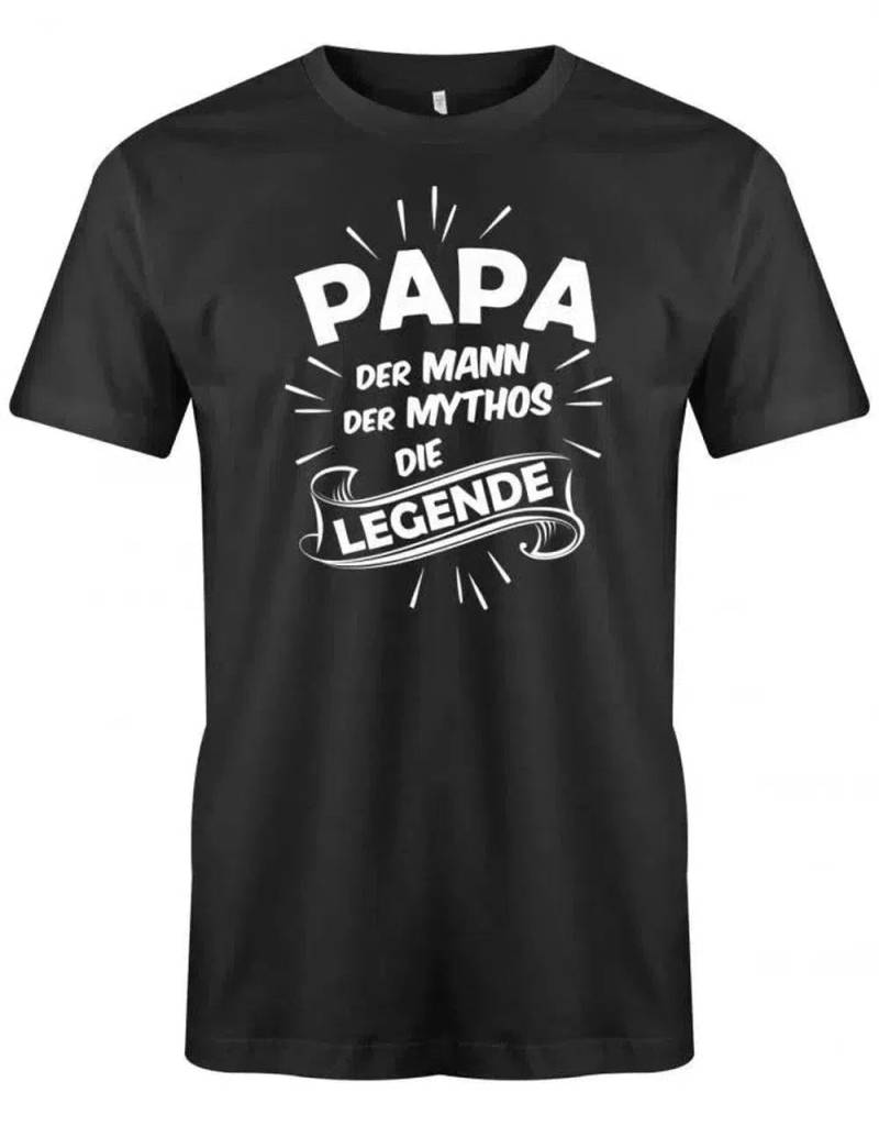 Papa Der Mann Mythos Die Legende - Shirt Herren von myShirtStore