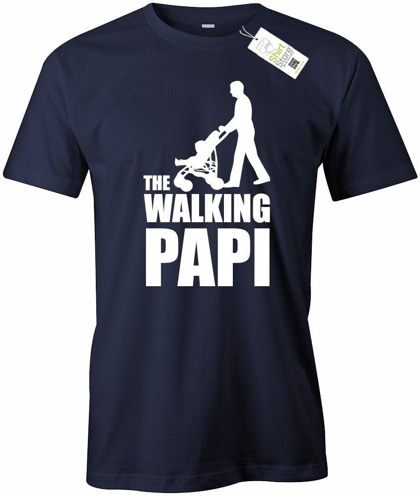 Papa Shirt - The Walking Papi T-Shirt Lustig Geschenkidee Für von myShirtStore