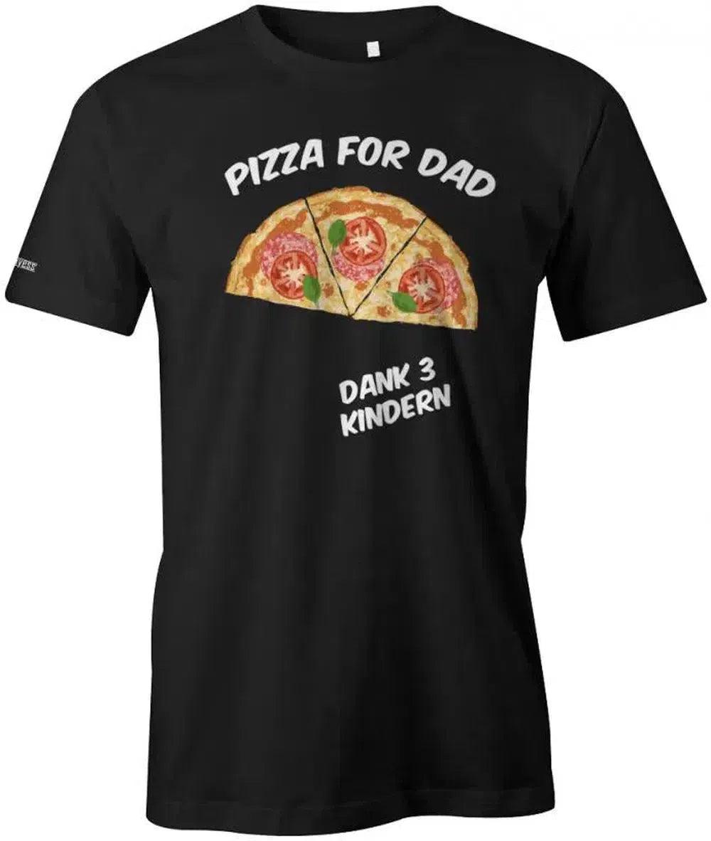 Pizza For Dad Dank Drei Kinder - Papa 3 Herren Shirt von myShirtStore