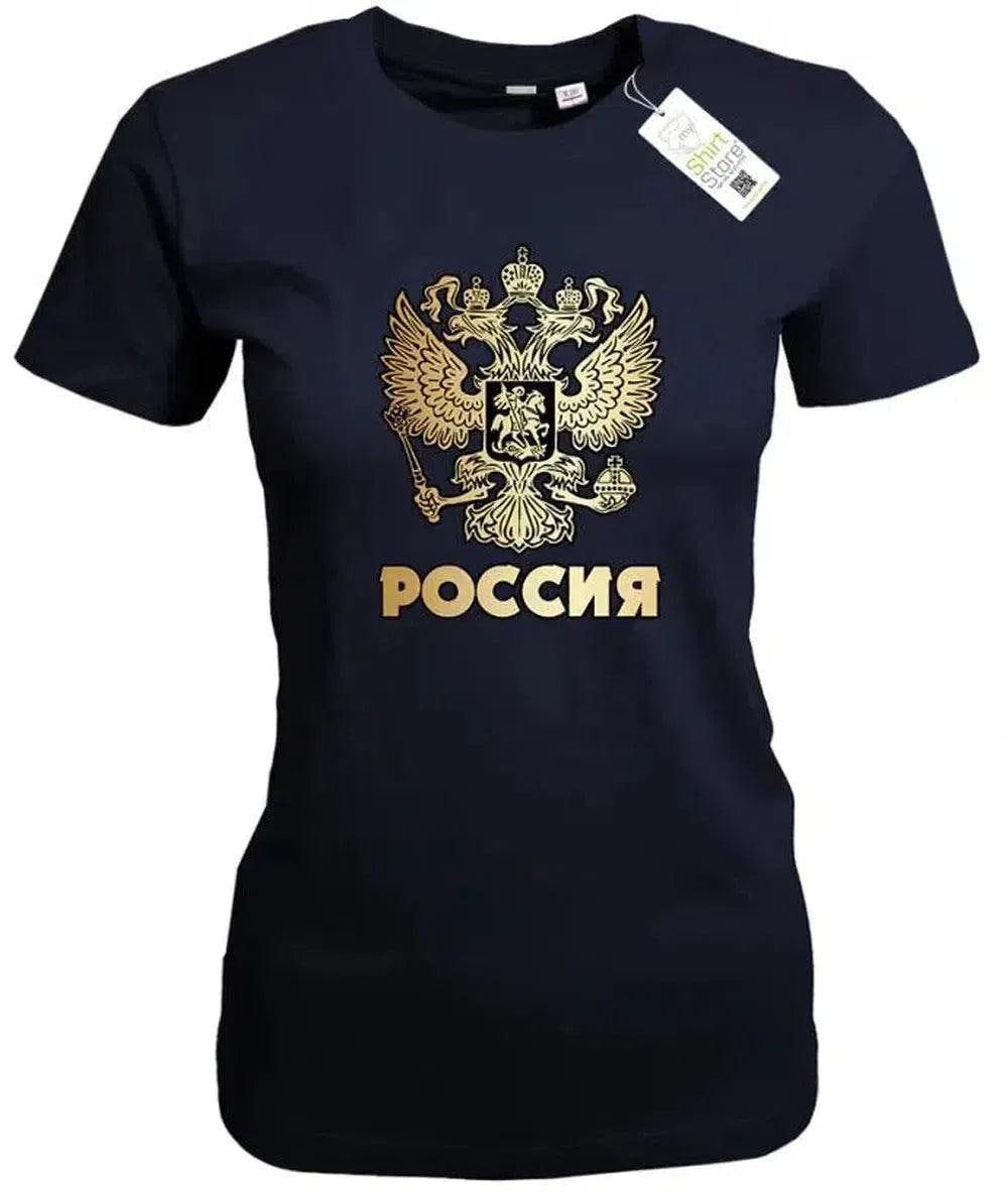Poccnr - Russland Russia Em Wm Fan Damen T-Shirt von myShirtStore