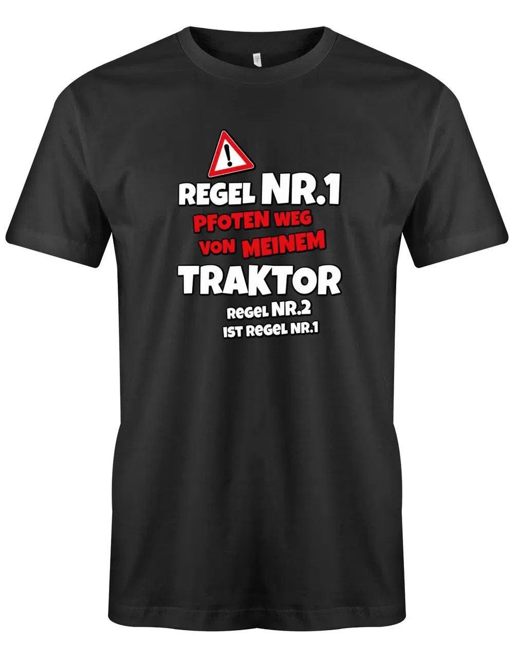 Regel Nr 1 Finger Weg Von Meinem Traktor - Landwirt Herren T-Shirt von myShirtStore
