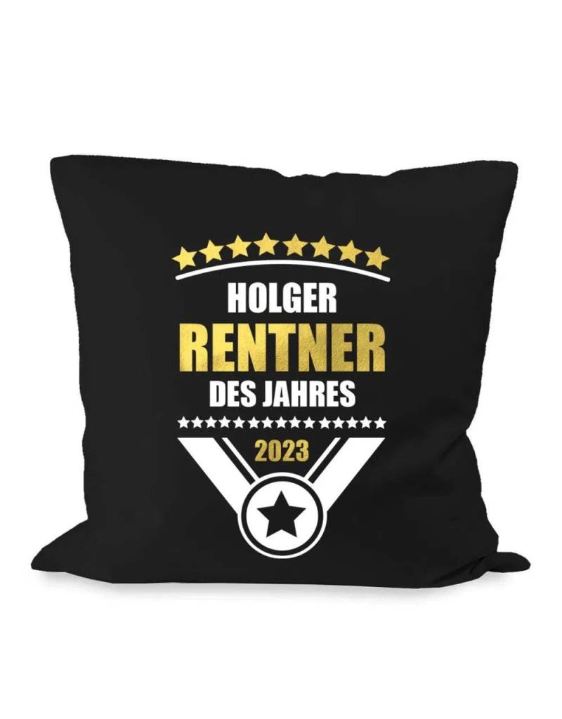 Rentner Des Jahres Mit Name & [Wunschjahr] - Rente Kissen von myShirtStore