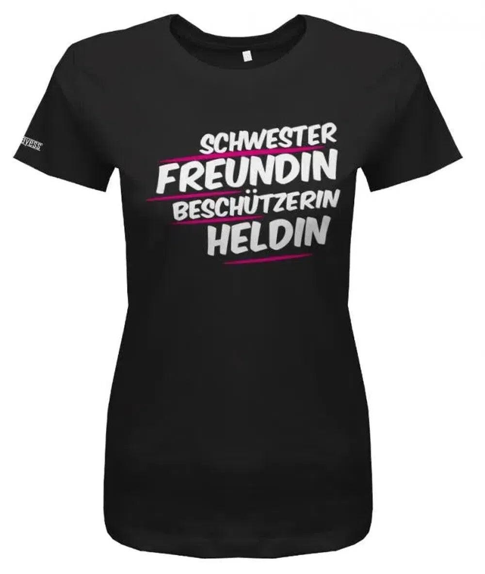 Schwester Freundin Beschützerin Heldin - Damen T-Shirt von myShirtStore