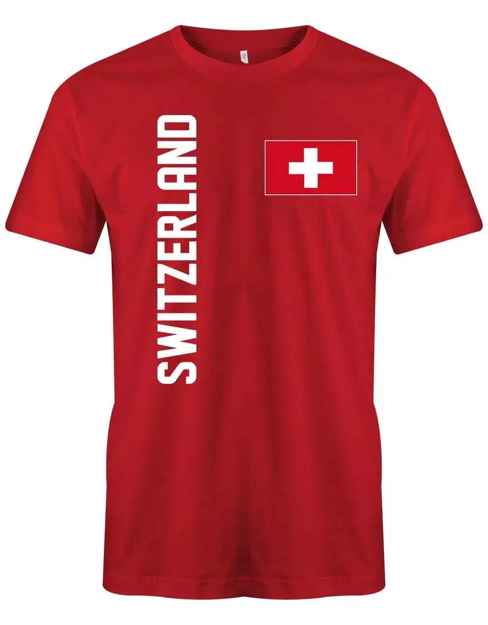 Switzerland Fahne Em Wm - Schweiz Herren T-Shirt Switzerland Fahne Em Wm - Schweiz Herren T-Shirt von myShirtStore