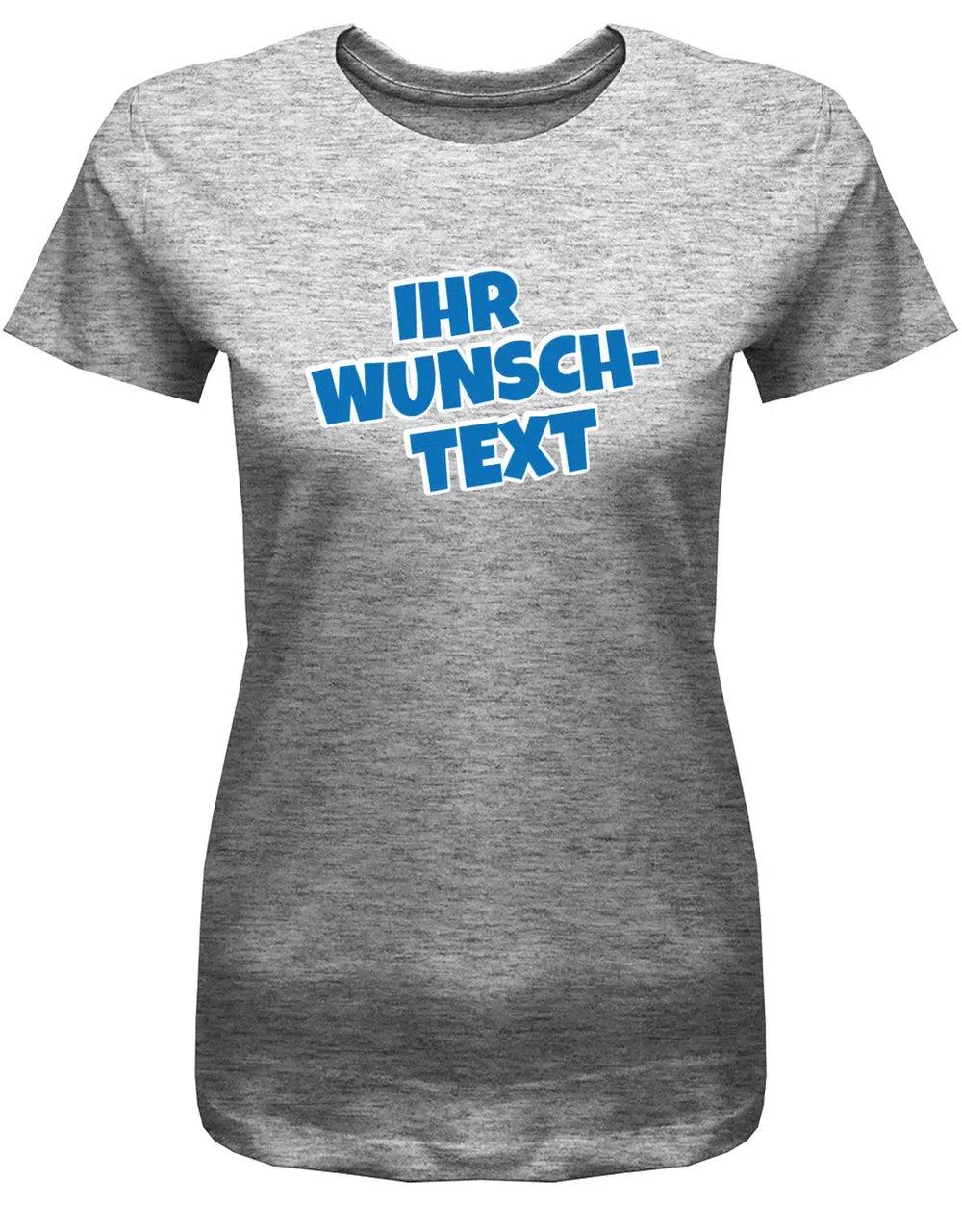 T-Shirt Mit Wunschtext Damen - Comic von myShirtStore
