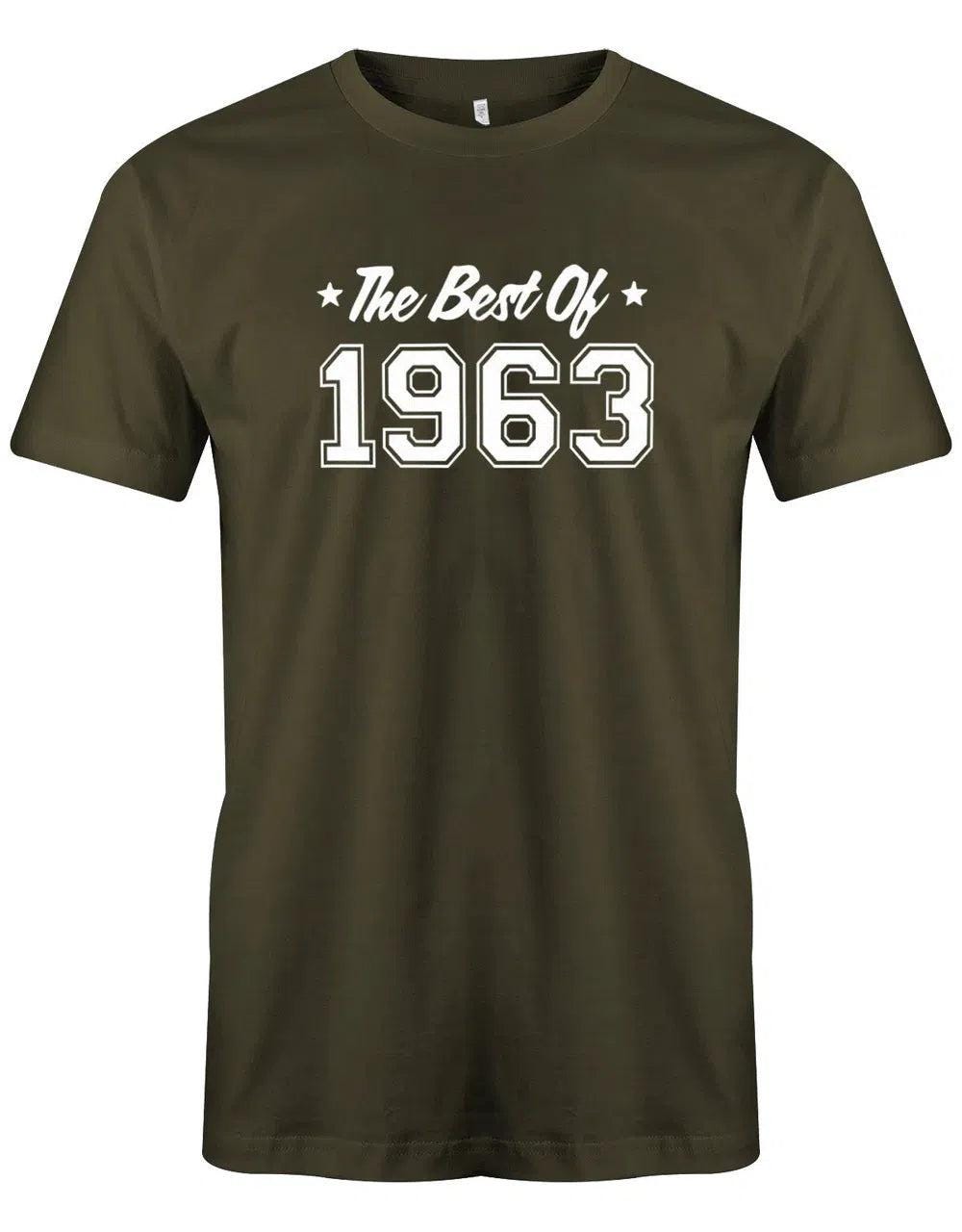 The Best Of 1963 Geburtstag - Jahrgang Geschenk Männer Shirt von myShirtStore