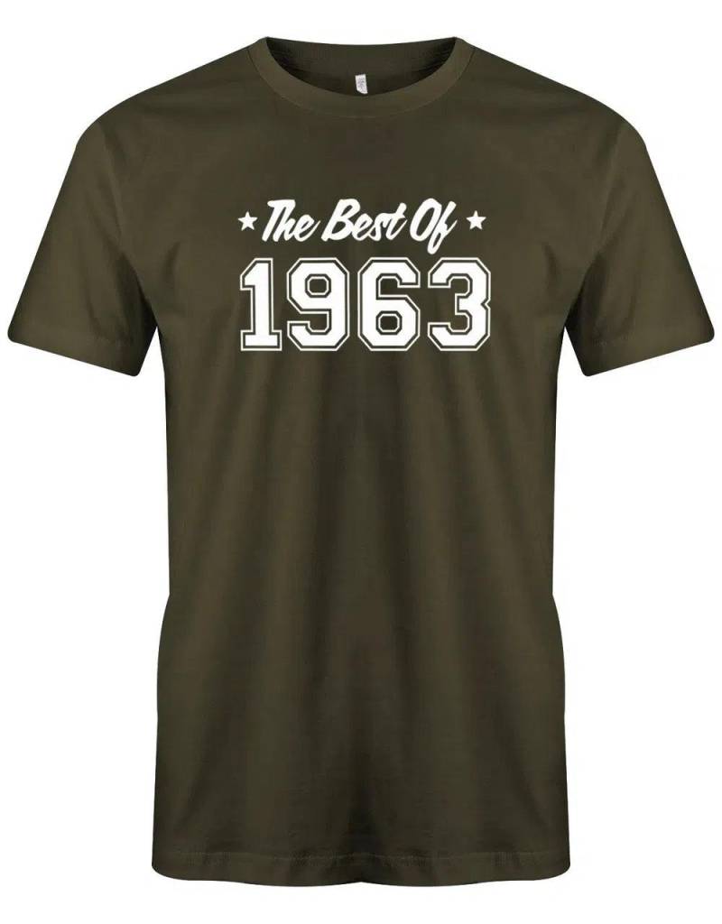 The Best Of 1963 Geburtstag - Jahrgang Geschenk Männer Shirt von myShirtStore
