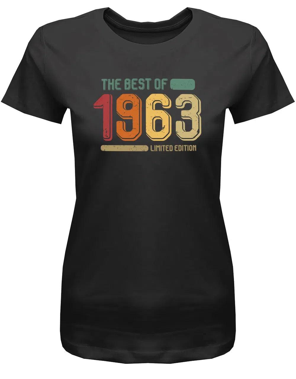 The Best Of 1963 Limited Edition Retro Vintage - Jahrgang Geschenk Frauen Shirt von myShirtStore