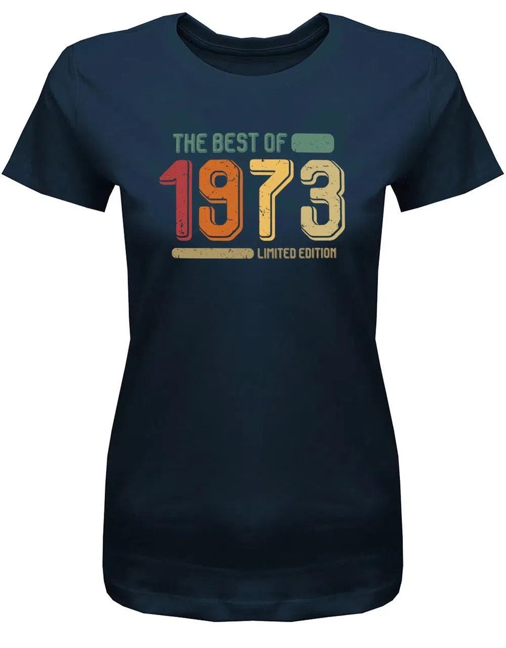 The Best Of 1973 Limited Edition Retro Vintage - Jahrgang Geschenk Frauen Shirt von myShirtStore