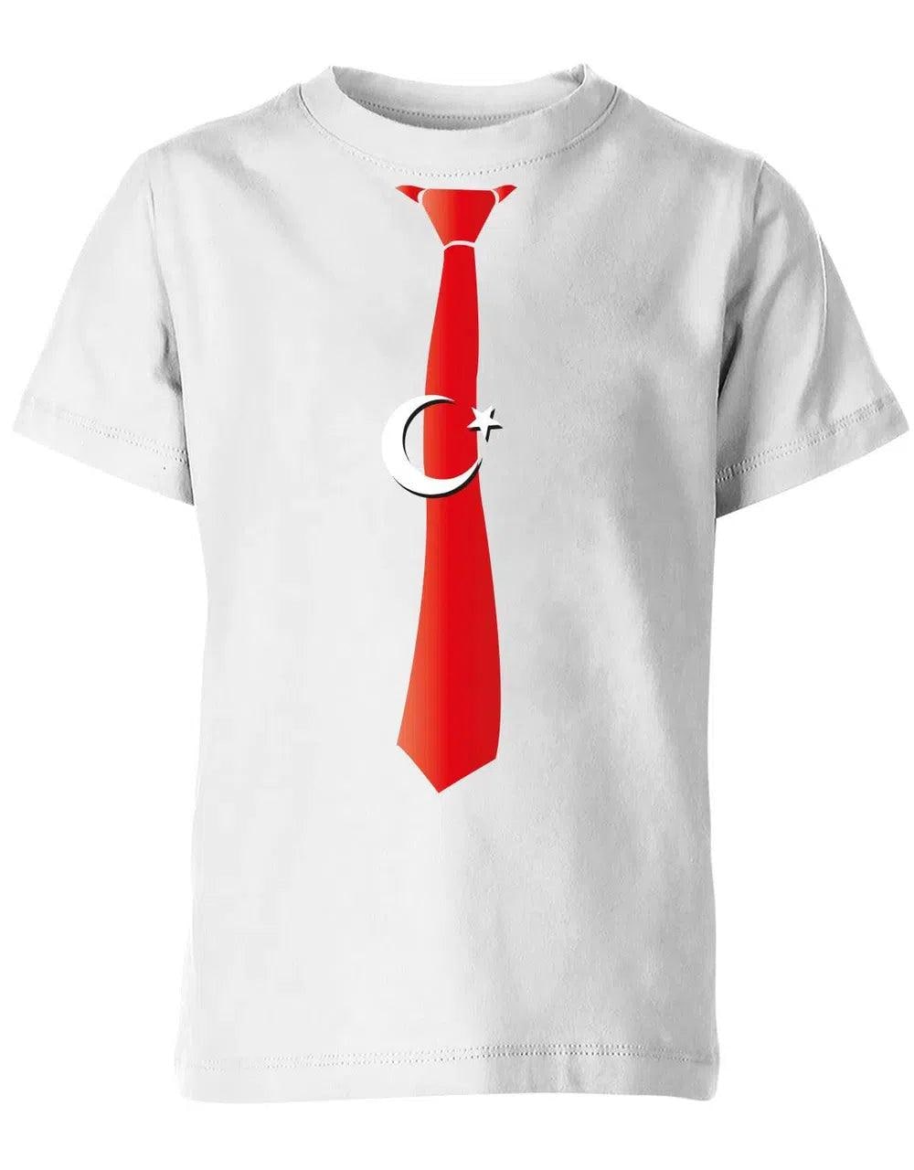 Türkei Krawatte - Em Wm Türkiye Fan Kinder T-Shirt von myShirtStore