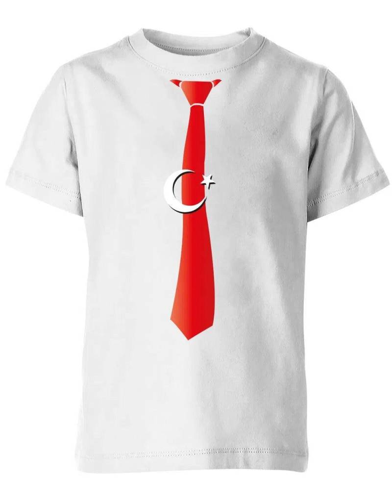 Türkei Krawatte - Em Wm Türkiye Fan Kinder T-Shirt von myShirtStore