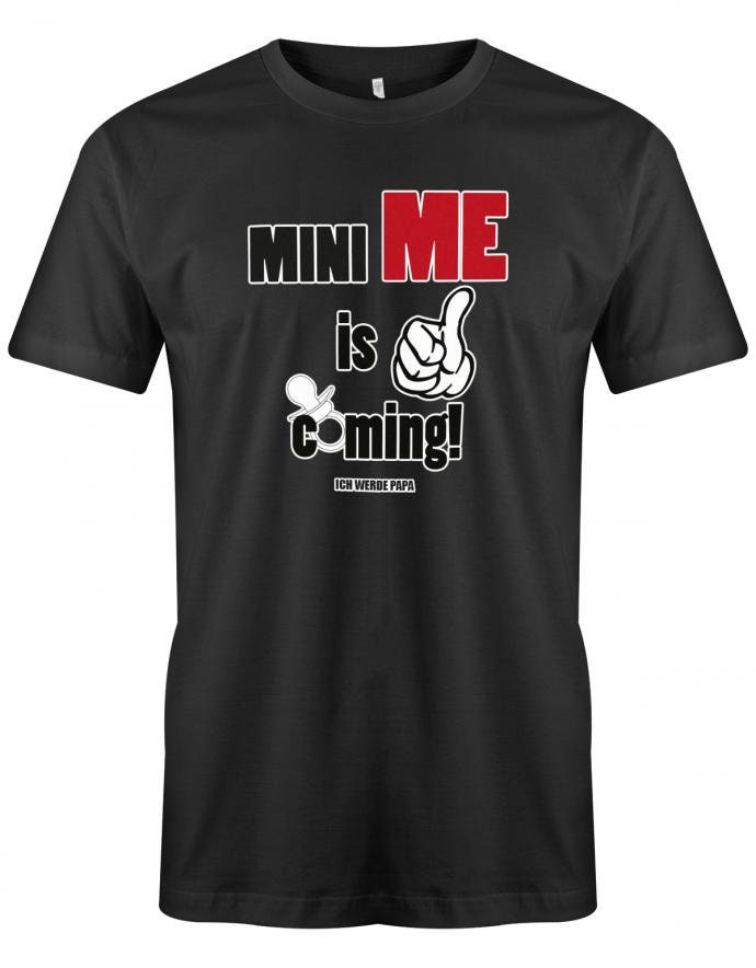 Werdender Papa Shirt - Mini Me Is Coming Geschenk Für Werdende Väter von myShirtStore
