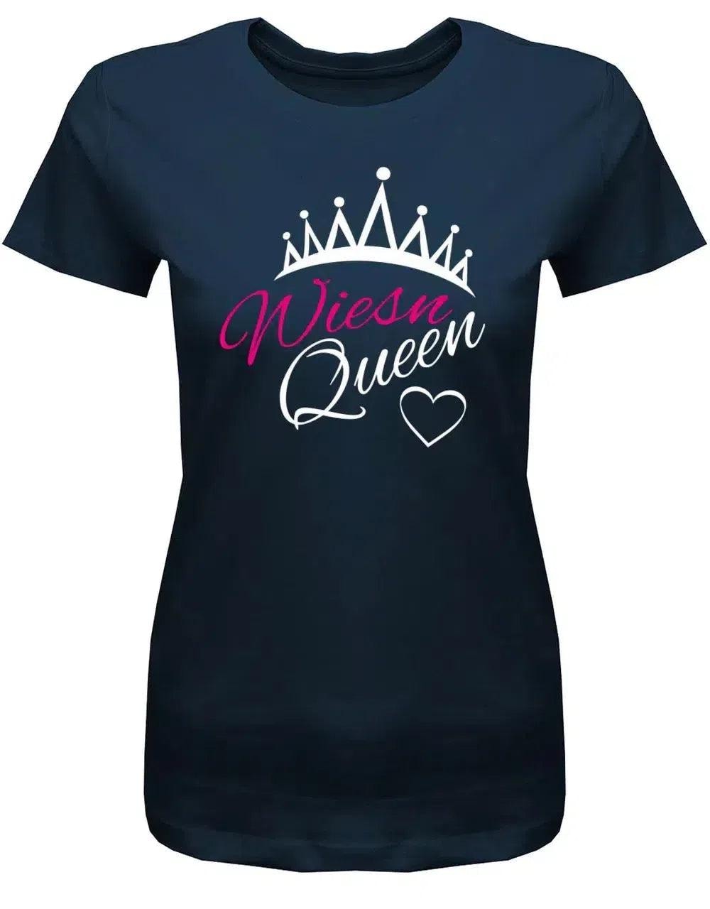 Wiesn Queen - Oktober-Volksfest Diadem Trachten Deluxe Damen T-Shirt von myShirtStore