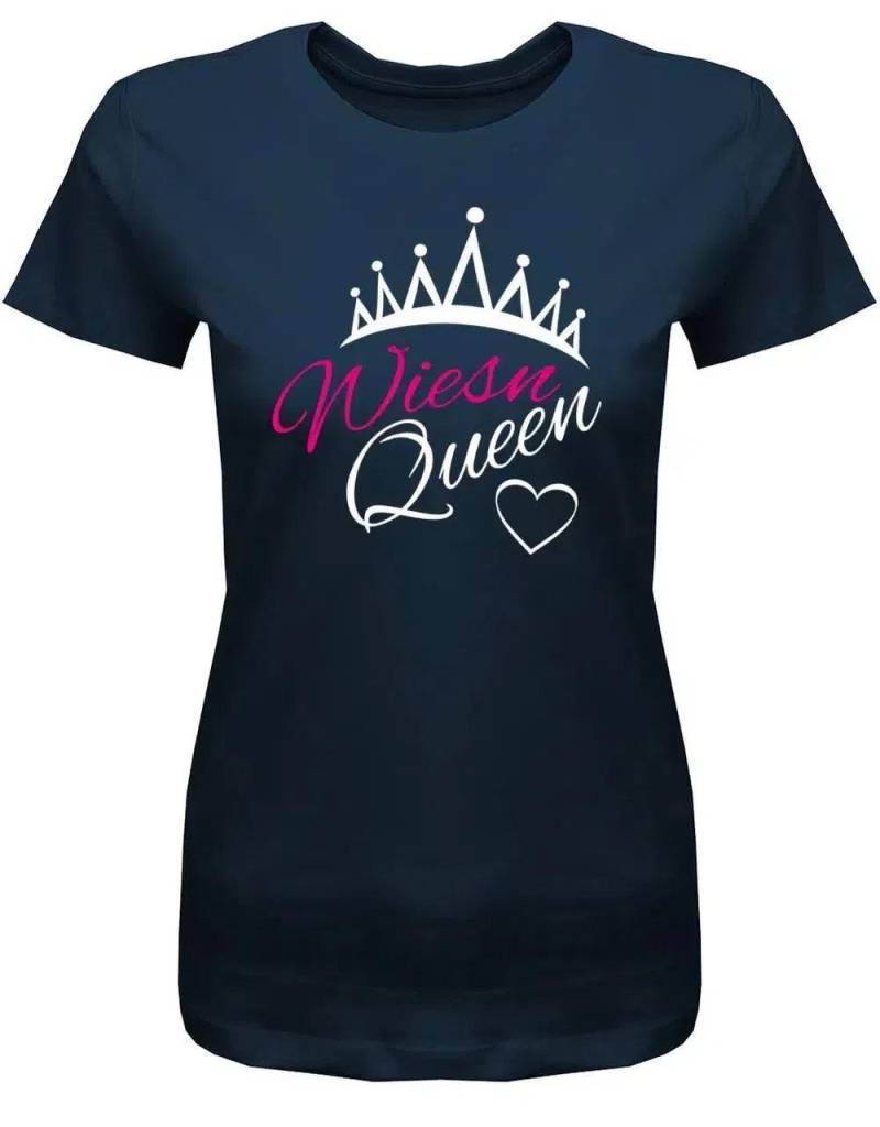 Wiesn Queen - Oktober-Volksfest Diadem Trachten Deluxe Damen T-Shirt von myShirtStore