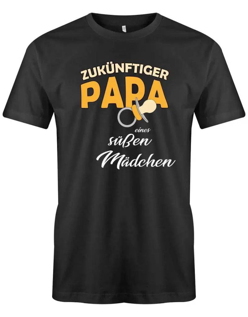 Zukünftiger Papa Eines Süßen Mädchen - Tochter Shirt Herren von myShirtStore