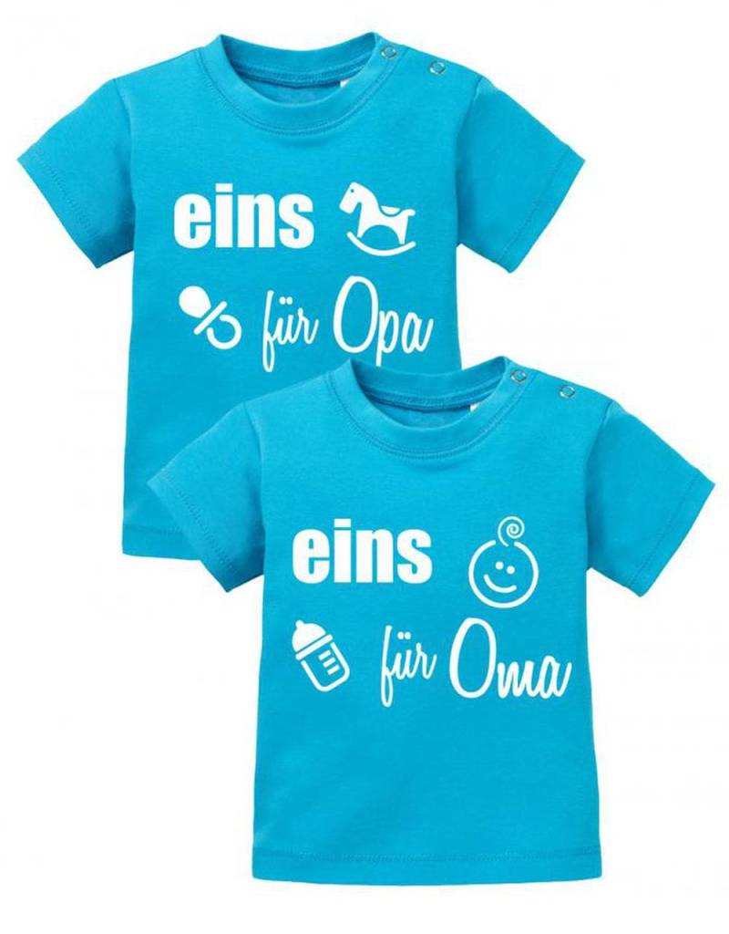 Zwillings Baby Shirts - Eins Für Opa Und Eins Oma von myShirtStore