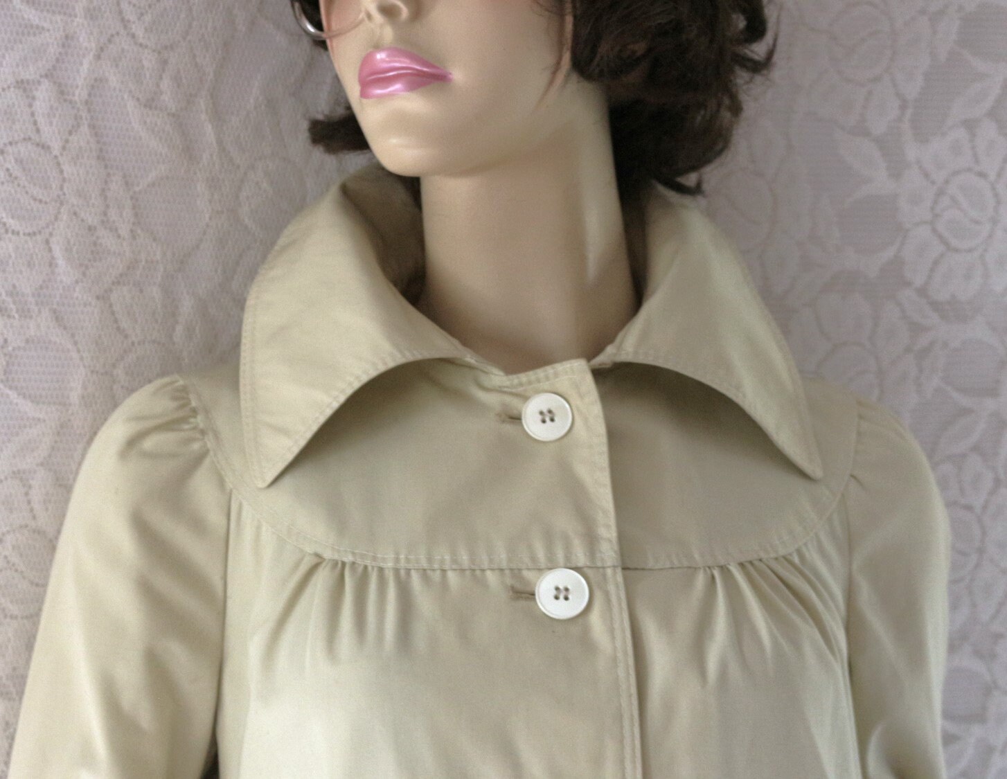 70Er Mantel A-Linie Eu/De Gr. S 36 Hippie Boho Leichter Übergangsmantel True Vintage von myVINTAGEsoulandpain