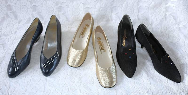 70Er Pumps 3x Eu/De Gr.38 True Vintage Schuhe Leder Boho 60Er von myVINTAGEsoulandpain