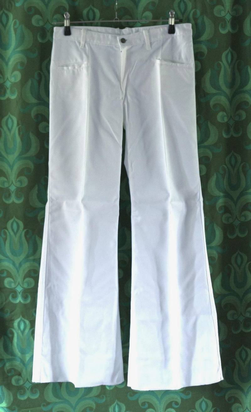 Jeans Schlaghose 70Er Herren Eu/De Gr. S Hippie Hose Ungetragen Weiß Boho Jeans Schlaghose 70Er Herren Eu/De Gr. S Hippie Hose Ungetragen Weiß Boho von myVINTAGEsoulandpain