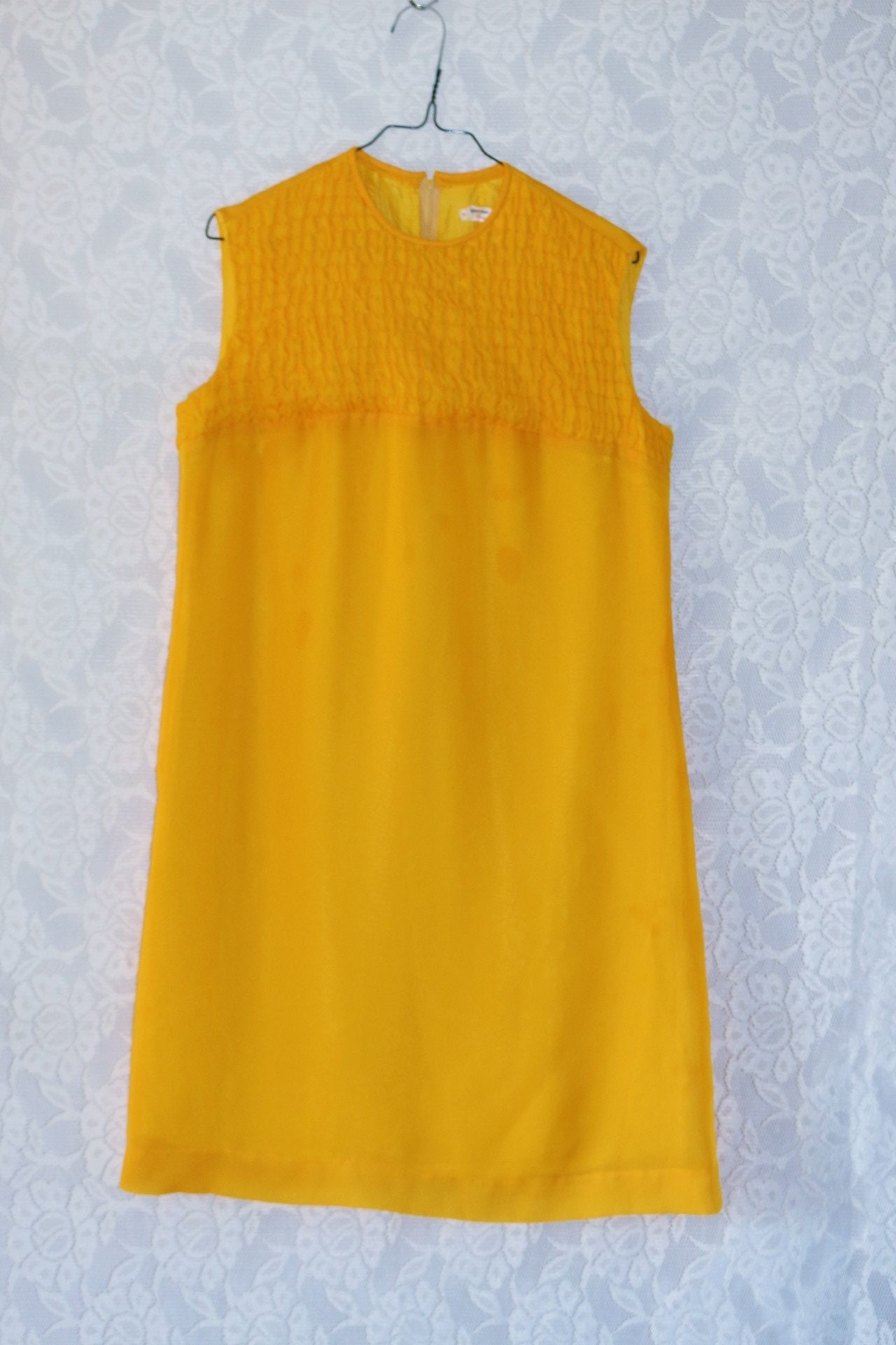 Kleid Chiffon True Vintage Twiggy Eu/De Gr. 34 36 Warm Gelb Leicht Cocktailkleid 60Er 70Er Trevira Hippie Boho Vielseitig Kleid Chiffon True Vintage Twiggy Eu/De Gr. 34 36 Warm Gelb Leicht Cocktailkleid 60Er 70Er Trevira Hippie Boho Vielseitig von myVINTAGEsoulandpain