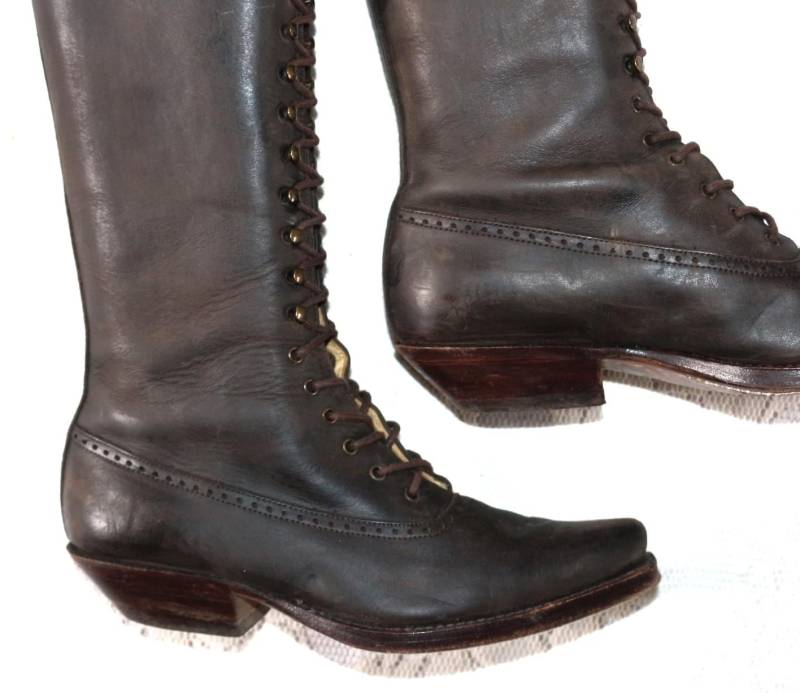 Western Stiefel Eu/De Gr. 36 Tony Mora Y2K Dickleder Country Schnürstiefel Selten Robust Vintage Boho von myVINTAGEsoulandpain