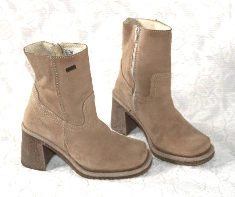 Wrangler Stiefelette Eu/De Gr.37 Y2K Chunky Wildleder Ankle Boots Kreppsohle Top Zustand Boho von myVINTAGEsoulandpain