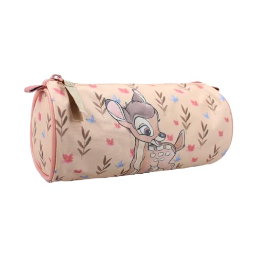 mybagstory - Federmäppchen – Bambi – Beige – Kinder – Schule – Kindergarten – Grundschule – Federmäppchen für Mädchen – Größe 20 cm – Geschenkidee, beige, Federmäppchen von mybagstory