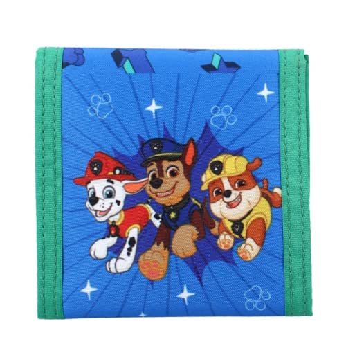 mybagstory - Geldbörse – Paw Patrol – Blau – für Kinder – Schule – Kindergarten – Urlaub – 10 cm, blau, Unisex Kinder von mybagstory