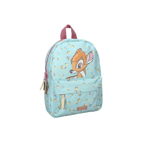 mybagstory - Rucksack – Bambi – Disney – Kinder – Schule – Grundschule – Kindergarten – Kindergarten – Kindergarten – Schulranzen für Mädchen – Größe 31 cm – verstellbare Träger – Geschenkidee, blau von mybagstory