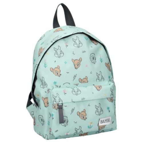 mybagstory - Rucksack – Bambi – Grün – Disney – Kinder – Schule – Kindergarten – Kindergarten – Schulranzen Mädchen – Größe 31 cm – verstellbare Träger – Geschenkidee, blau von mybagstory